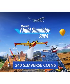 Microsoft Flight Simulator 2024 - 240 Simverse Coins DLC Xbox Series X|S / PC MS Store (PC) Key EUROPE